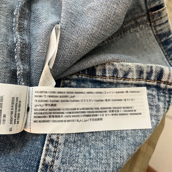 Hollister Two-Tone Denim Mini Dress/Size Medium - Picture 10 of 10